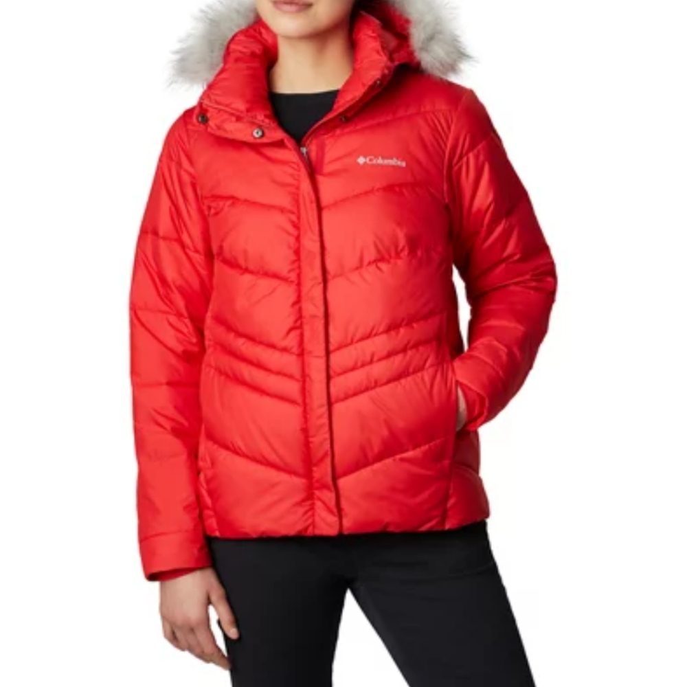 Columbia Peak to Park Insulated Jacket size XS Red Lily
